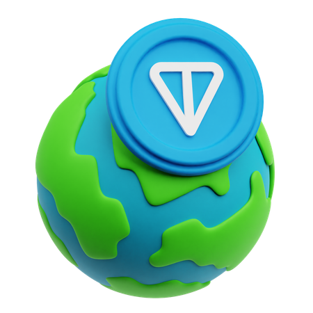 グローバルトンコイン  3D Icon