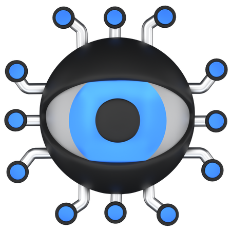 아이 눈  3D Icon