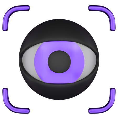 아이 눈  3D Icon