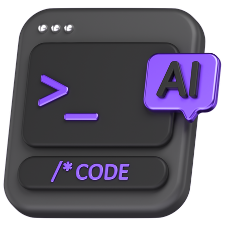 코드가 있다  3D Icon