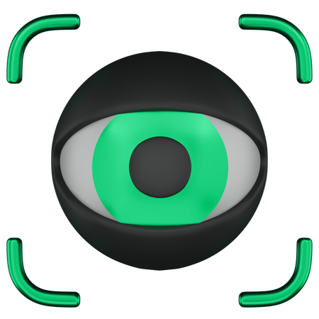아이 눈  3D Icon