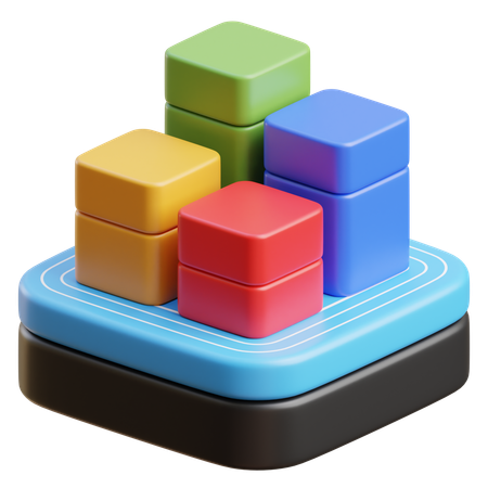 ビジネスチャート  3D Icon