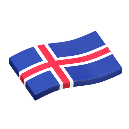아이슬란드  3D Icon