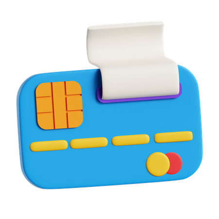 신용카드 결제  3D Icon