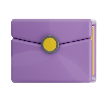 メールを追加  3D Icon