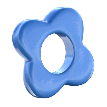 꽃 모양  3D Icon