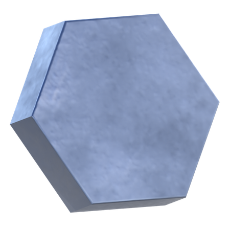 抽象的な六角形  3D Icon