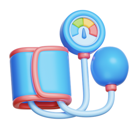 血圧計  3D Icon