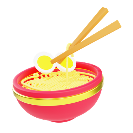 麺類  3D Icon