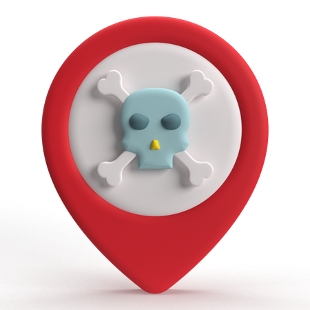 危険な場所  3D Icon