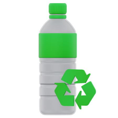 プラスチックリサイクル  3D Icon