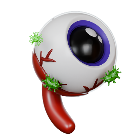 안구 질환  3D Icon