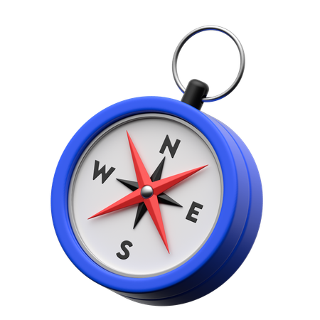 方位磁針  3D Icon
