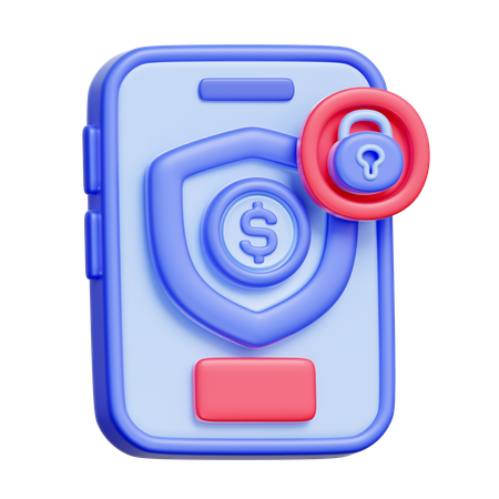 データセキュリティ  3Dアイコン