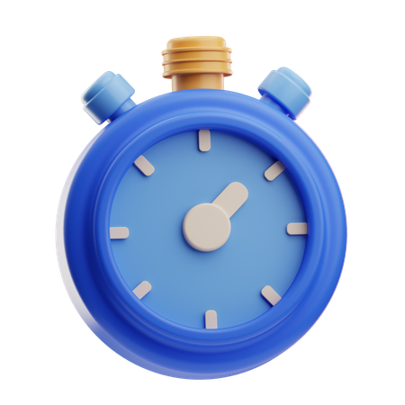 스톱워치  3D Icon
