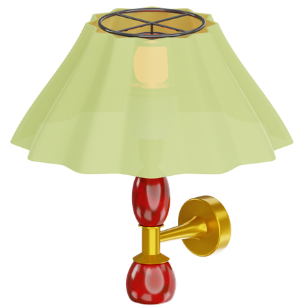 壁取り付け用燭台  3D Icon