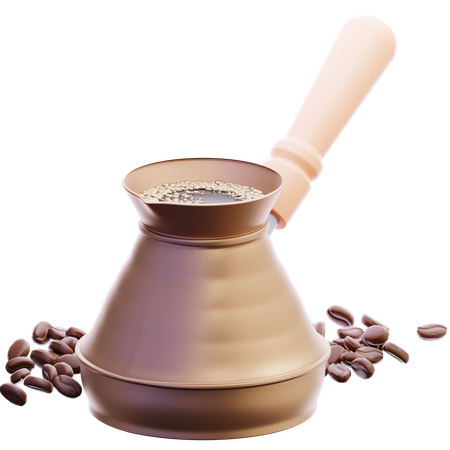 トルココーヒーポット  3D Icon