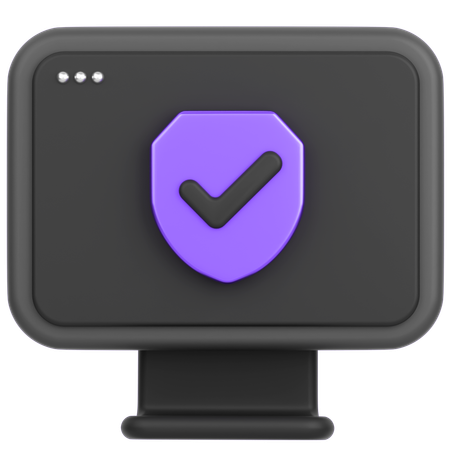 モニター  3D Icon