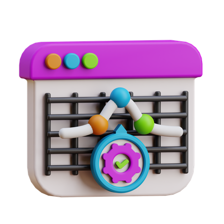 실행  3D Icon