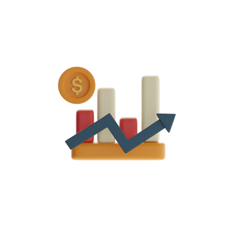 市場のボラティリティ  3D Icon
