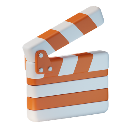 カチンコ  3D Icon