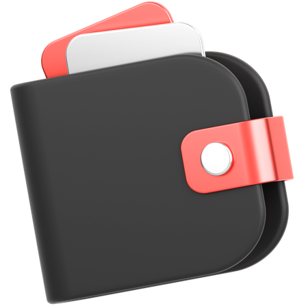 지갑  3D Icon