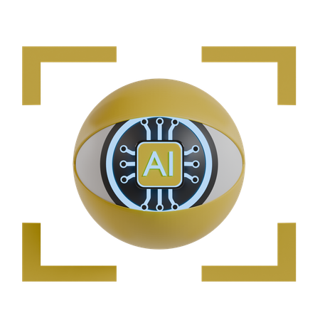 아이 눈  3D Icon