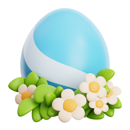 장식용 계란  3D Icon