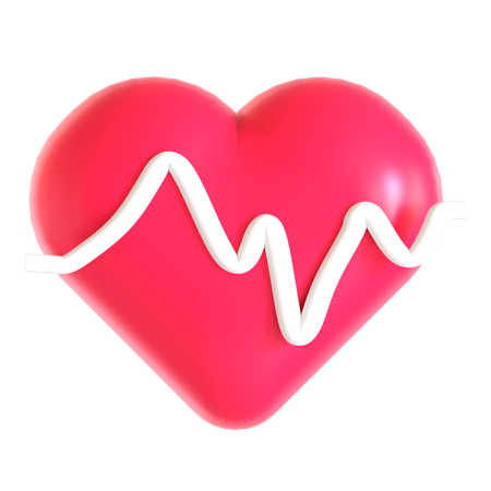 심장 박동  3D Icon
