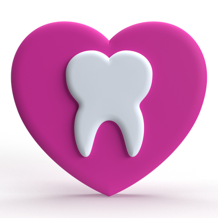 歯の健康  3D Icon