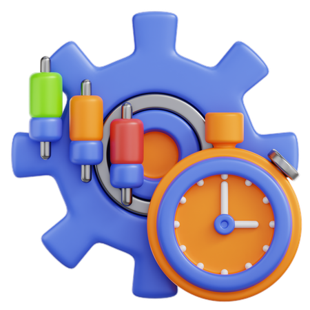 생산력  3D Icon