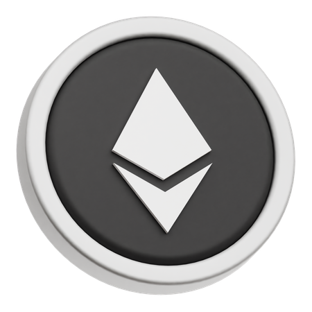 이더리움 코인  3D Icon