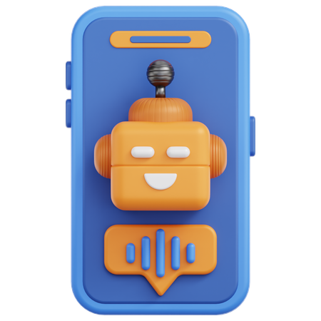 챗봇  3D Icon