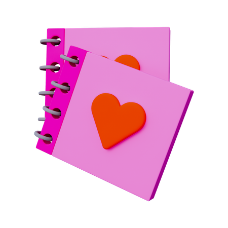 사랑의 책  3D Icon
