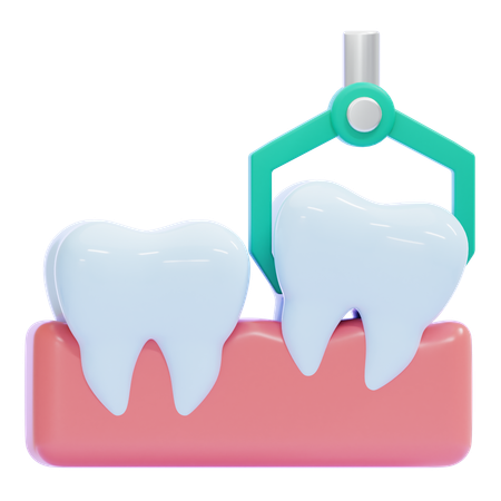 抜歯  3D Icon