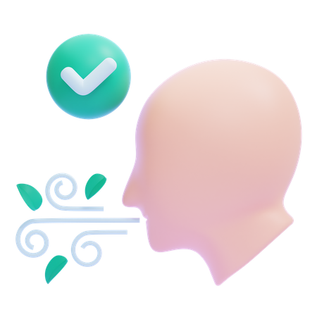 新鮮な息  3D Icon