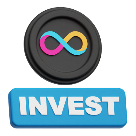 인터넷 컴퓨터 투자  3D Icon