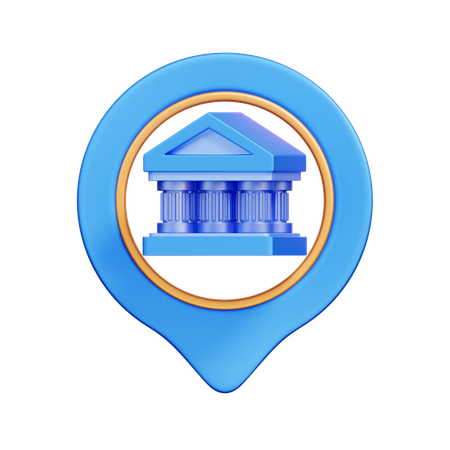 銀行検索  3D Icon