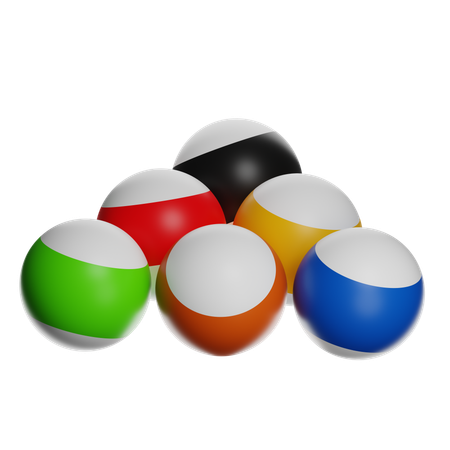 ビリヤードボール  3D Icon