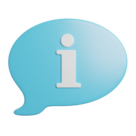 情報  3D Icon