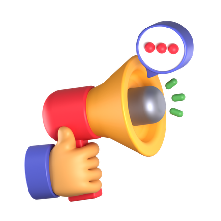 캠페인 발표  3D Icon