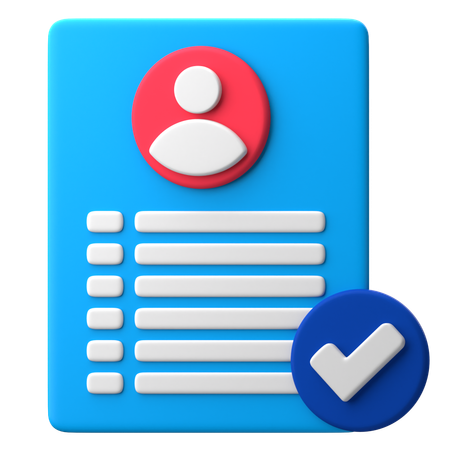 候補者プロフィール  3D Icon
