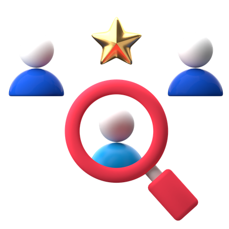 인재 풀  3D Icon