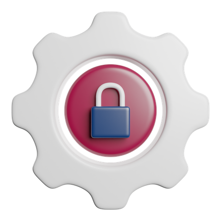 맹꽁이 자물쇠  3D Icon