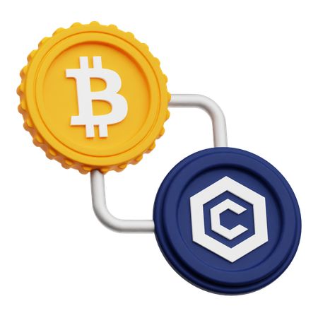 비트코인 거래소  3D Icon