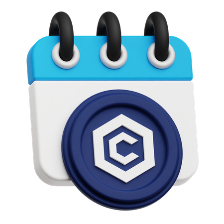 크로노스 달력  3D Icon