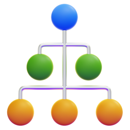 組織  3D Icon