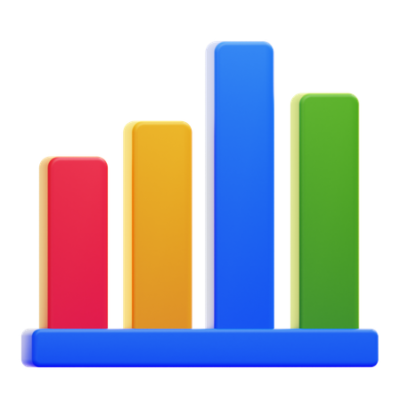 棒グラフ  3D Icon