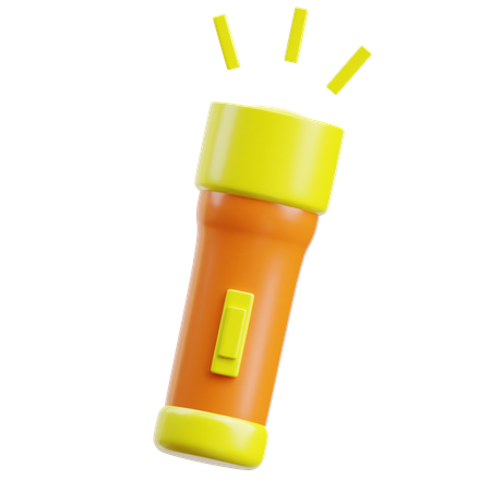 懐中電灯  3D Icon