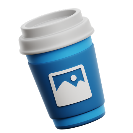 인쇄된 테이크아웃 컵  3D Icon